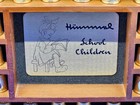 Vtg Hummel School Children Complete Set 28 Gold Plated Thimbles   Display Case
