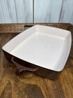 Dansk France Brown Enamel Rectangular Baking Casserole Dish Kobenstyle Pan 10x13