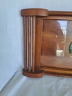 Vintage 1940 s Wooden Serving Tray Retro Mid-century Style Palmtree Decal Insert