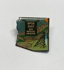 Vintage Bpoe Elks Lodge  2007 San Manuel Az Epoxy Lapel Pin Rig House Mountains