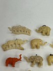 Lot Of 20 Vintage Celluloid Cracker Jack Gumball Charms Elephants Htf