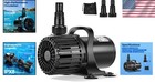 Ultra-quiet 120w Submersible Water Pump - 2700 Gph For Koi Ponds   Water Gardens
