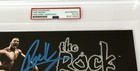 Wwe The Rock Signed 8x10 Wrestling Photo Encapsulated By Psa Coa With Proof 3