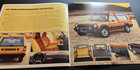 1978 Matra Simca Rancho - Vintage Original 2-page Foldout Brochure - Dutch  