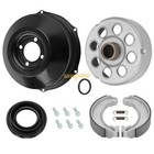 Rear Brake Drum Cover Shoes Kit For Honda Trx300 Trx300fw Fourtrax 300 1988-2000