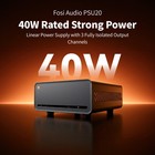 Fosi Audio Psu20 Hi-fi Linear Power Supply Isolate 3 Channels Power 5v 12v   15v