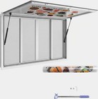 Aluminum Alloy Concession Window 45x30in For Food Truck Service 4 Sliding Screen