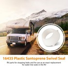 20 Pcs 16435 Plastic Santoprene Swivel Seal  1 2  Pex Cone Washer Rv    