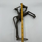 Antique Benin Bronze Warrior On Horse Spear 12 5 