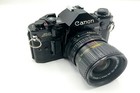 Black Canon A-1   Canon 35-70mm F 3 5-4 5 Manual Film Camera Kit -very Good