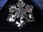 Nib Swarovski Christmas Ornament - 2016 Crystal Snowflake - Austria - J4 Beh