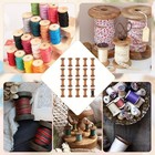 20pcs Antique Wooden Empty Spools  1 57   40mm Empty Thread Spools Wooden Ribbon