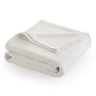  1b06856 Super Soft Fleece Easy Care Machine Washable Blanket King Off-white