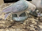 1950s Vintage Ceramic Porcelain Doves pigeons Pastel  Wbi China Hand Painted