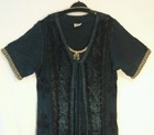 Medieval- Renaissance Festival-dark Blue - Gold Embellished Dress-costume