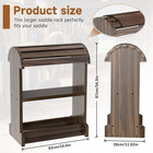 Extra-large Wood Saddle Rack  Ideal Saddle Stand For Horse Tack Organizers   Wes