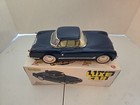 Vintage Luxe Car Model 1950s Chevy Corvette Friction Powered Car - Blue - Mf316