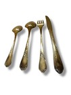 Vntg Wm A  Rogers A1 Plus Oneida Ltd Silver Plated  heather  Pattern 4 Piece Set