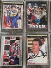 Large Lot Of 29 Signed Cards Nascar Indy 500 Richard Petty Dale Jattett J Andtti