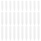 200pcs Collar Supports White Plastic 3 Sizes Collar Bones Shirt Dressing Men