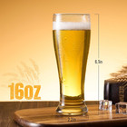 Beer Glasses 16 Oz Pint Glasses Set Of 4 Pilsner Beer Glasses Wheat Beer Glass