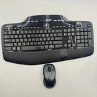 Logitech Mk710 Wireless Desktop Mouse And Keyboard Full Size Combo Black