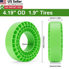 Injora Silicone Rubber Inserts Foam 106-108mm 1 9  Rc Crawler Tires Green
