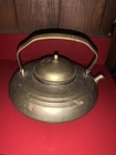 Vintage Solid Brass Oriental Tea Pot Chinese