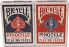  Bicycle Pinochle Cards 12 Packs   6 Red   6 Blue 