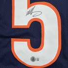Autographed signed Mike Singletary Hof 98 Chicago Blue Stat Jersey Jsa Coa