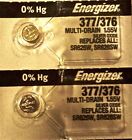 Energizer 377 376 Sr626sw Sr626w Watch Batteries New Sealed Authorize Seller