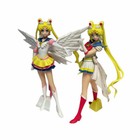 2 Pcs Set 9  Super Sailor Moon Tsukino Usagi Action Figures Statues Toys W wings