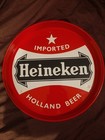  Rare Vintage Collectable Heineken Beer Tray  Red And Black And White Star 