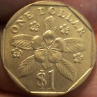 Singapore 1 Dollar 1997 Unc