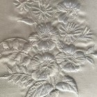 Vintage European White Floral Embroidered Duvet Cover   Sheet Set Never Used