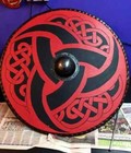 Celtic Viking Shield 24 medieval Battle Armor Norse Warrior Steel Wood Larp Prop