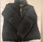 Koolaburra By Ugg Jacket Womens Large Black Corduroy Puffer Insulated Cozy