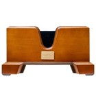 Classic Wood Violin Stand 4 4 Full Size - Blue Velvet Cushion Bow Holder Slot