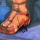 Thanos Large 11x17 Art Print By Artist Eddie Nunez Signed With Coa     