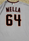 Mella Size 48 2021 Arizona Diamondbacks Game Used Jersey Road Gray Issued Mlb