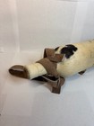 Handmade Cow Hoof And Cowhide Covered Bottle