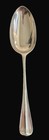 1892 Pair Of Late Victorian Silver Hanoverian Rat-tail Tablespoons 154 27 Grams
