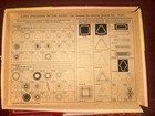 Vtg 1969 Kenner s Super Spirograph Plus Shapes 2400 Drawing Set  incomplete 