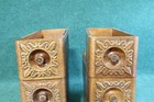 Vintage Singer Treadle Sewing Machine Cabinet Oak Drawers 6 Drawer Set
