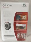 Logitech Quickcam For Notebooks Silver Built In Microphone Factory Sealed 