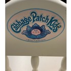 Cabbage Patch Kids Cradle Baby Os White Good Vintage 1986 Wooden Rocking Bed