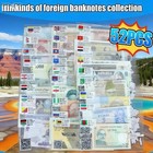 52 Pcs Mixed Different World Banknotes Foreign Paper Money Study Gift