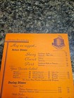 Vintage Orange Hotel Floridian Bar Menu The Gator Room Jacksonville Fl