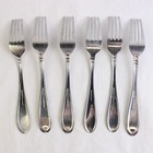 Set Of 6 Cambridge Evanston Stainless Steel Dinner Forks