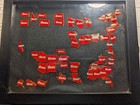 Coors Beer 50 State Shape Lapel Pin Set Complete   Us Map Pin Lot Of 51